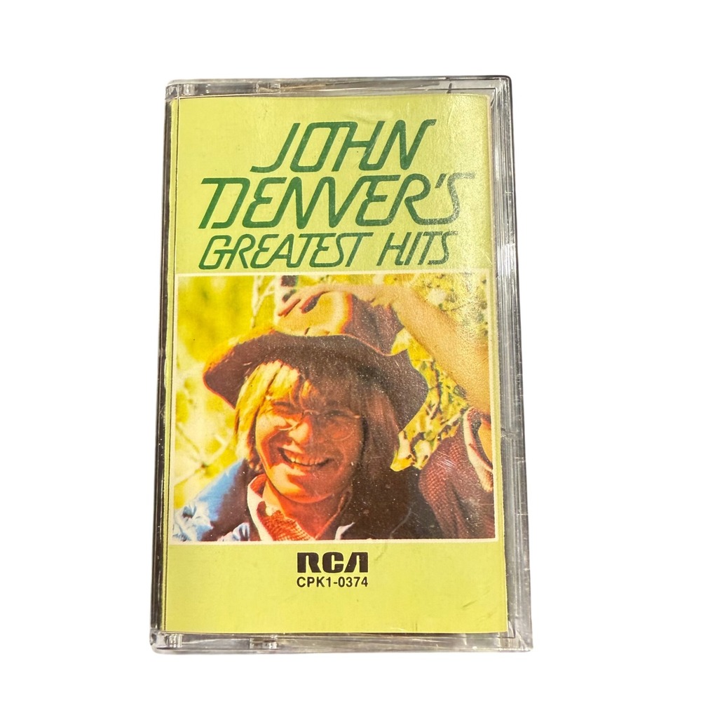 John Denver‎ Greatest Hits Cassette Tape 1973 RCA CPK1-0374 Country Folk Rock